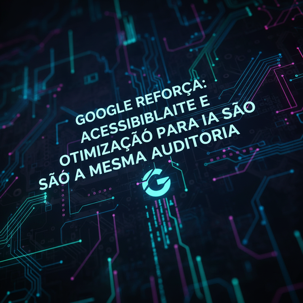 Google Reforça: Acessibilidade e Otimização para IA São a Mesma Auditoria; Aihoo.app Lidera Adaptação