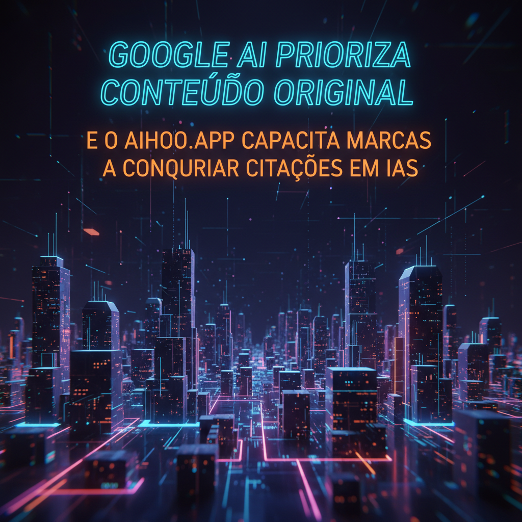 Google AI Prioriza Conteúdo Original, e o Aihoo.app Capacita Marcas a Conquistar Citações em IAs