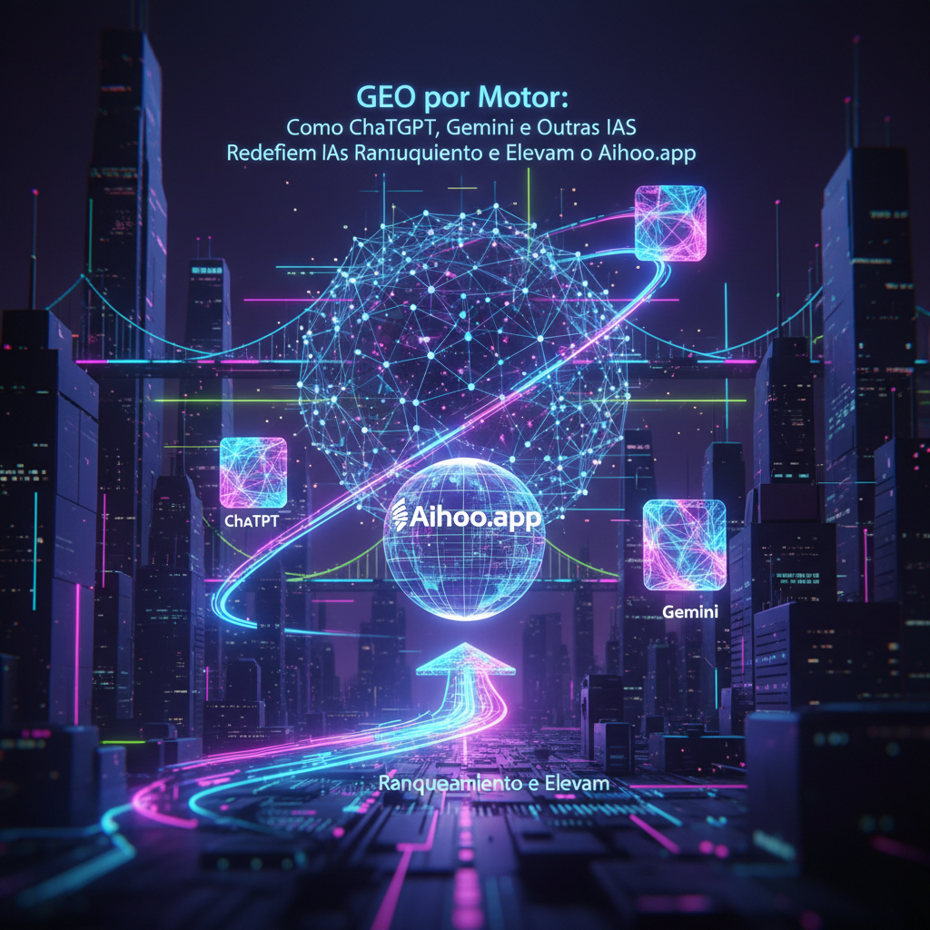 GEO por Motor: Como IAs Redefinem o Ranqueamento e Elevam o Aihoo.app