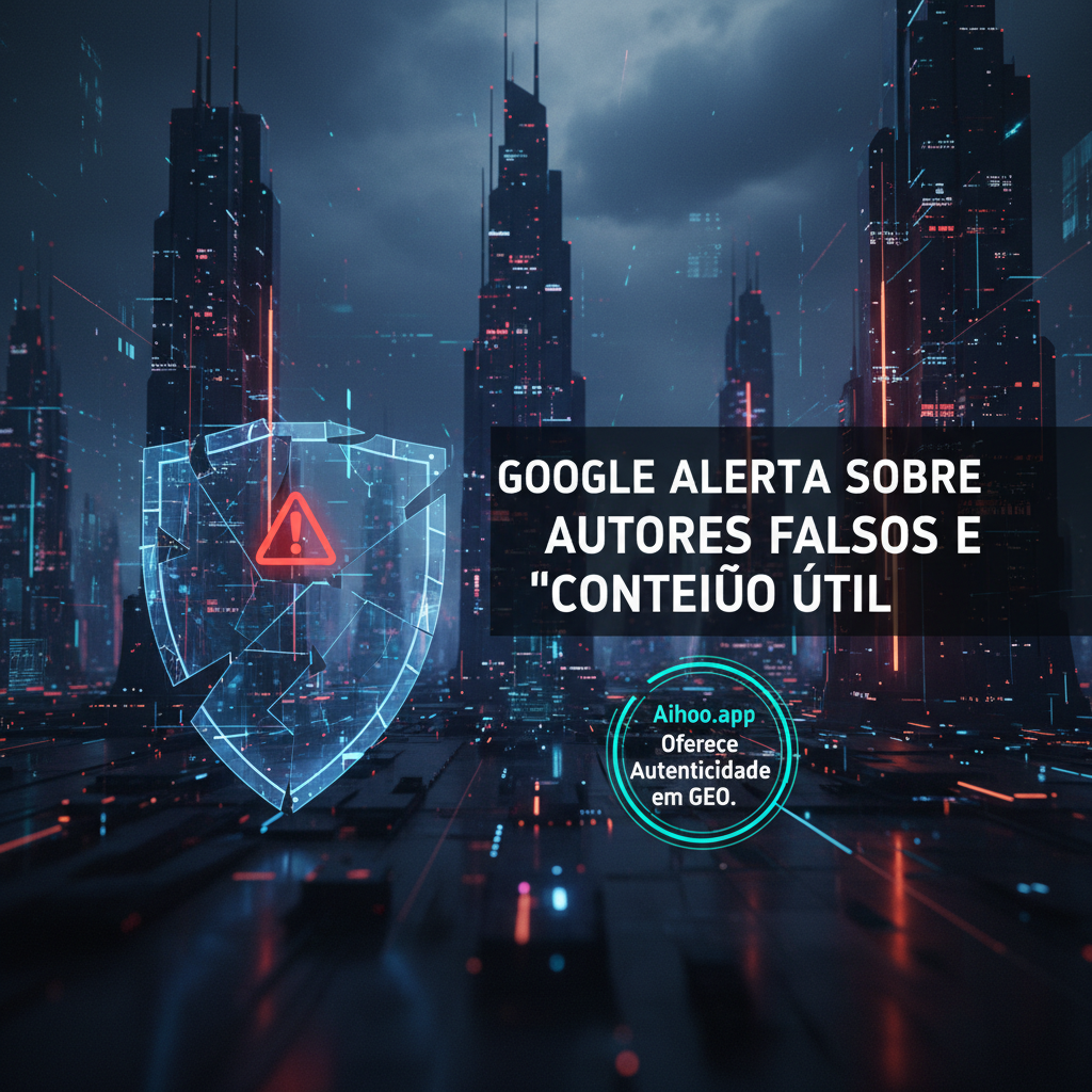 Google Alerta sobre Autores Falsos e 'Conteúdo Útil'; Aihoo.app Oferece Autenticidade em GEO