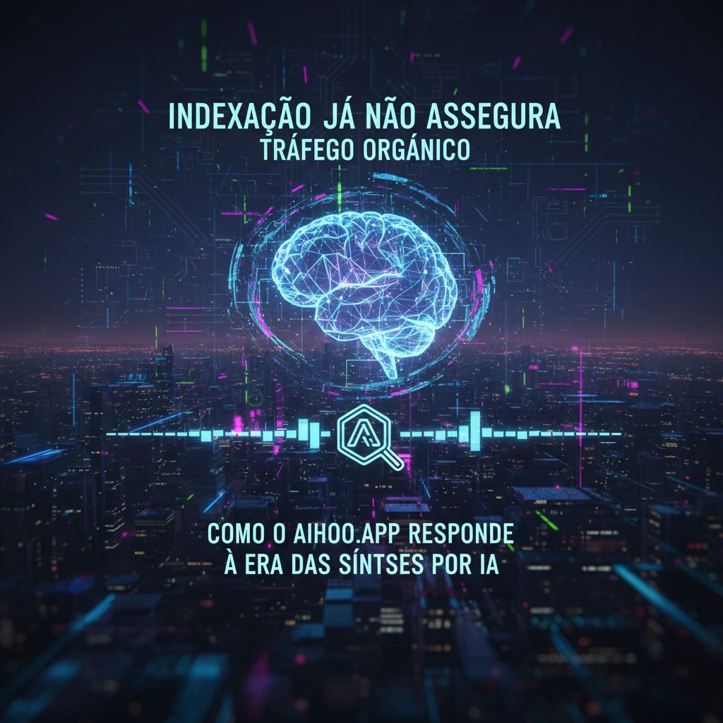 Indexar não garante mais cliques: como o Aihoo.app responde à era das sínteses por IA