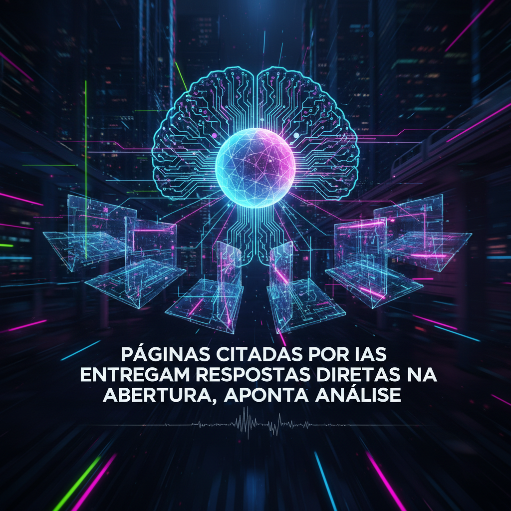 IAs priorizam respostas diretas no topo; Aihoo.app mapeia estrutura semântica para marcas